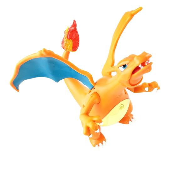 2022 Pokemon Flame & Flight Charizard Deluxe 8" Figure Lights Motion Sound Works - Picture 1 of 10